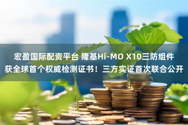 宏盈国际配资平台 隆基Hi-MO X10三防组件获全球首个权威检测证书！三方实证首次联合公开