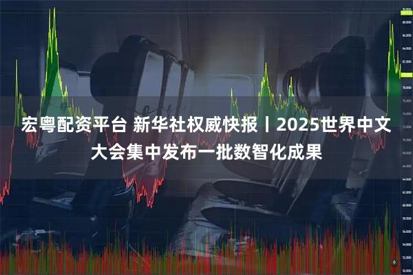 宏粤配资平台 新华社权威快报丨2025世界中文大会集中发布一批数智化成果